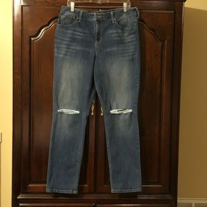 Crown & Ive Straight Leg Jeans, Size 16W